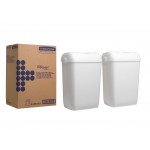 Пластиковий кошик 43 л для сміття Kimberly-Clark 6993 Aquarius™ з кришкою відкритого типу білий Пластиковий кошик 43 л для сміття Kimberly-Clark 6993 Aquarius™ з кришкою відкритого типу білий