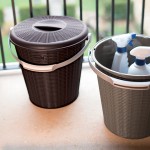 Ведро с крышкой Stefanplast 29604 Elegance ø cm 30x29h Ведро с крышкой Stefanplast 29604 Elegance ø cm 30x29h