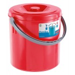 Ведро с крышкой Stefanplast Eureka ø cm 27x29h, 15л Ведро с крышкой Stefanplast Eureka ø cm 27x29h, 15л