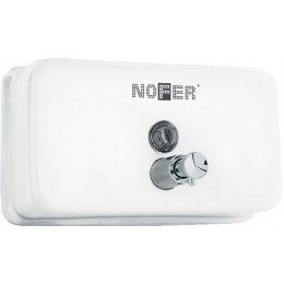 Белый диспенсер для жидкого мыла из нержавеющей стали Nofer 03002.W Белый диспенсер для жидкого мыла из нержавеющей стали Nofer 03002.W