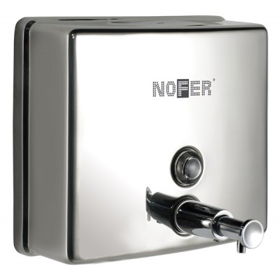 Дозатор для жидкого мыла Nofer 03004.B антивандальный глянцевый Дозатор для жидкого мыла Nofer 03004.B антивандальный глянцевый