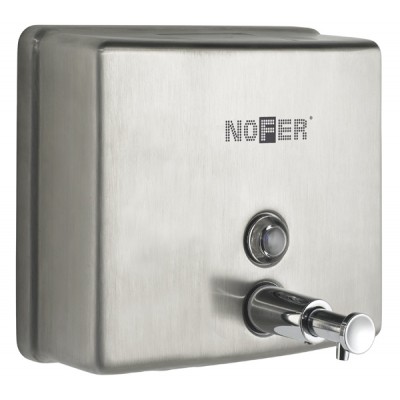 Дозатор для жидкого мыла Nofer 03004.S антивандальный матовый Дозатор для жидкого мыла Nofer 03004.S антивандальный матовый