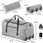 Сумка дорожня на колесах TravelZ Wheelbag 100 Liter Grey (603092) Сумка дорожня на колесах TravelZ Wheelbag 100 Liter Grey (603092)