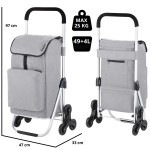 Сумка-тележка ShoppingCruiser Stairs Climber 53 Grey (604361) Сумка-тележка ShoppingCruiser Stairs Climber 53 Grey (604361)