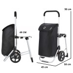 Сумка-тележка ShoppingCruiser Shop & Relax 45 Black (604350)