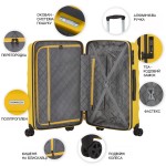 Чемодан CarryOn Porter (S) Yellow (502456) Чемодан CarryOn Porter (S) Yellow (502456)