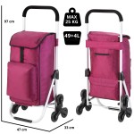 Сумка-тележка ShoppingCruiser Stairs Climber 53 Fuchsia (604353) Сумка-тележка ShoppingCruiser Stairs Climber 53 Fuchsia (604353)