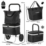 Сумка-тележка ShoppingCruiser 4 in 1 Black (650066)