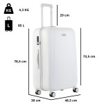 Чемодан CarryOn Skyhopper (L) White (502424) Чемодан CarryOn Skyhopper (L) White (502424)