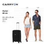 Чемодан CarryOn Porter (M) Black (502444) Чемодан CarryOn Porter (M) Black (502444)