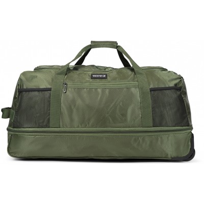 Сумка дорожня на колесах TravelZ Wheelbag Doubleloader foldable green 80(95)L (603097) Сумка дорожня на колесах TravelZ Wheelbag Doubleloader foldable green 80(95)L (603097)