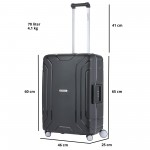 Чемодан CarryOn Steward (M) Black (502323) Чемодан CarryOn Steward (M) Black (502323)