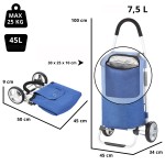 Сумка-тележка ShoppingCruiser Foldable 45 Blue (650061) Сумка-тележка ShoppingCruiser Foldable 45 Blue (650061)