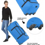 Сумка дорожня на колесах TravelZ Wheelbag 100 Liter Blue (603093) Сумка дорожня на колесах TravelZ Wheelbag 100 Liter Blue (603093)