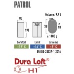 Спальний мішок High Peak Patrol/+16°C Blue/Dark Blue Left (20037) Спальний мішок High Peak Patrol/+16°C Blue/Dark Blue Left (20037)