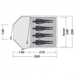 Намет Easy Camp Blazar 400 Rustic Green (120385) Намет Easy Camp Blazar 400 Rustic Green (120385)