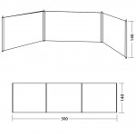 Тент пляжний Easy Camp Windscreen Granite Grey (120330) Тент пляжний Easy Camp Windscreen Granite Grey (120330)