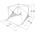Намет пляжний Outwell Beach Shelter Compton Blue (111230) Намет пляжний Outwell Beach Shelter Compton Blue (111230)