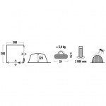 Шатро High Peak Pavillon Light Grey/Dark Grey/Lime (14047) Шатро High Peak Pavillon Light Grey/Dark Grey/Lime (14047)