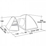 Намет п'ятимісний Easy Camp Eclipse 500 Rustic Green (120387) Намет п'ятимісний Easy Camp Eclipse 500 Rustic Green (120387)