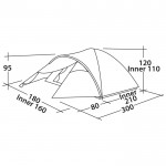 Намет тримісний Easy Camp Quasar 300 Rustic Green (120395) Намет тримісний Easy Camp Quasar 300 Rustic Green (120395)