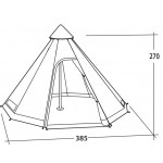 Намет восьмимісний Easy Camp Moonlight Tipi Grey (120381) Намет восьмимісний Easy Camp Moonlight Tipi Grey (120381)