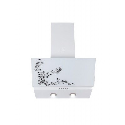 Вытяжка декоративная наклонная Perfelli D 611 W Fleur Вытяжка декоративная наклонная Perfelli D 611 W Fleur