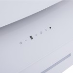 Вытяжка декоративная наклонная Perfelli DNS 6343 B 750 WH LED Strip Вытяжка декоративная наклонная Perfelli DNS 6343 B 750 WH LED Strip