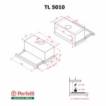 Вытяжка телескопическая Perfelli TL 5010 I Вытяжка телескопическая Perfelli TL 5010 I