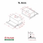 Вытяжка телескопическая Perfelli TL 5111 I Вытяжка телескопическая Perfelli TL 5111 I