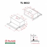 Вытяжка телескопическая Perfelli TL 6612 I LED Вытяжка телескопическая Perfelli TL 6612 I LED
