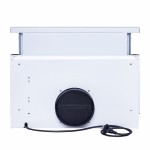 Вытяжка телескопическая Perfelli TL 6632 C WH 1000 LED GLASS Вытяжка телескопическая Perfelli TL 6632 C WH 1000 LED GLASS