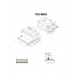 Вытяжка телескопическая Perfelli TLS 6832 BL LED Вытяжка телескопическая Perfelli TLS 6832 BL LED