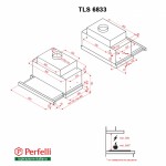 Вытяжка телескопическая Perfelli TLS 6833 W LED Strip Вытяжка телескопическая Perfelli TLS 6833 W LED Strip