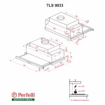 Вытяжка телескопическая Perfelli TLS 9833 W LED Strip Вытяжка телескопическая Perfelli TLS 9833 W LED Strip