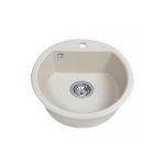 Мойка кухонная гранитная Perfelli ALVA RGA 104-49 LIGHT BEIGE Мойка кухонная гранитная Perfelli ALVA RGA 104-49 LIGHT BEIGE