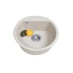 Мойка кухонная гранитная Perfelli ALVA RGA 104-49 LIGHT BEIGE Мойка кухонная гранитная Perfelli ALVA RGA 104-49 LIGHT BEIGE