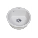 Мойка кухонная гранитная  Perfelli ALVA RGA 104-49 WHITE