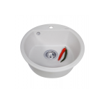 Мойка кухонная гранитная  Perfelli ALVA RGA 104-49 WHITE