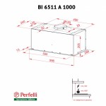 Вытяжка полновстраиваемая Perfelli BI 6511 A 1000 I Вытяжка полновстраиваемая Perfelli BI 6511 A 1000 I