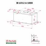 Вытяжка полновстраиваемая Perfelli BI 6512 A 1000 I LED Вытяжка полновстраиваемая Perfelli BI 6512 A 1000 I LED