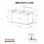 Вытяжка полновстраиваемая Perfelli BISP 6973 A 1250 GF LED Strip Вытяжка полновстраиваемая Perfelli BISP 6973 A 1250 GF LED Strip
