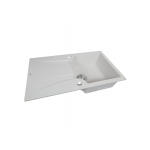 Мойка кухонная гранитная PERFELLI FELICINETTO PGF 114-78 WHITE Мойка кухонная гранитная PERFELLI FELICINETTO PGF 114-78 WHITE