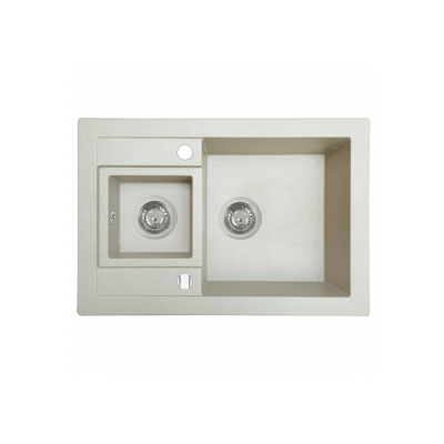 Мойка кухонная гранитная PERFELLI GRANZE PGG 506-67 LIGHT BEIGE Мойка кухонная гранитная PERFELLI GRANZE PGG 506-67 LIGHT BEIGE