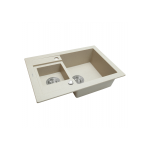 Мойка кухонная гранитная PERFELLI GRANZE PGG 506-67 LIGHT BEIGE Мойка кухонная гранитная PERFELLI GRANZE PGG 506-67 LIGHT BEIGE