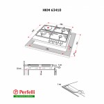 Поверхность газо- электрическая 3+1 Perfelli HKM 63410 I Поверхность газо- электрическая 3+1 Perfelli HKM 63410 I