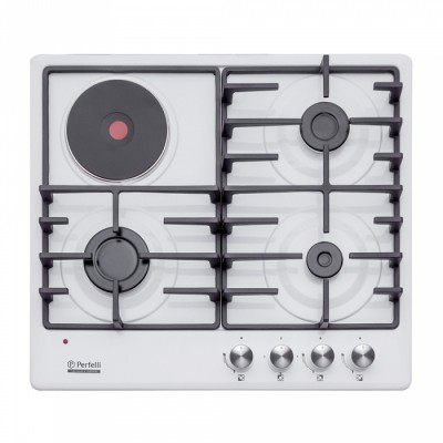 Поверхность газо- электрическая 3 + 1 Perfelli HKM 63490 WH Поверхность газо- электрическая 3 + 1 Perfelli HKM 63490 WH