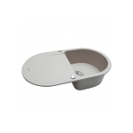 Мойка кухонная гранитная Perfelli IZETTA OGI 114-78 LIGHT BEIGE Мойка кухонная гранитная Perfelli IZETTA OGI 114-78 LIGHT BEIGE