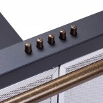 Вытяжка купольная Perfelli K 6632 C BL RETRO 1000 LED Вытяжка купольная Perfelli K 6632 C BL RETRO 1000 LED