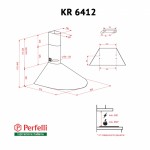 Вытяжка купольная Perfelli KR 6412 I LED Вытяжка купольная Perfelli KR 6412 I LED